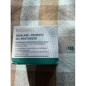 Biossance Squalane + Probiotic Gel Moisturizer 15ml 0.5 fl oz Travel Size New